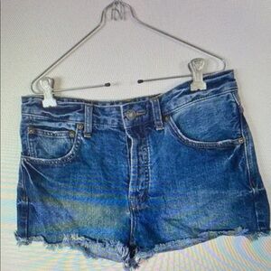 Women’s Blue Denim Athletic Shorts